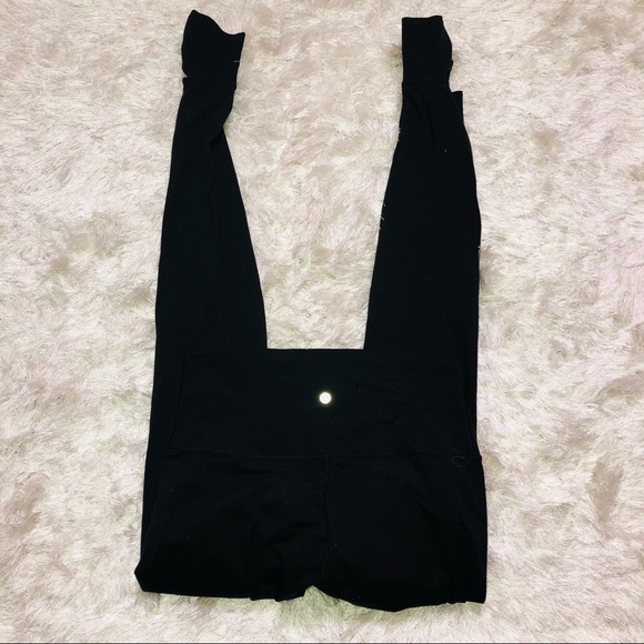 Lululemon Devi Yoga Stirrup Leggings size 10 euc - Picture 4 of 5